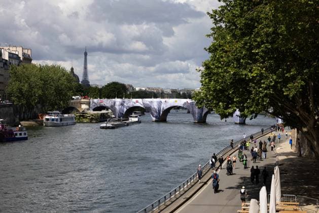 Illustrations of the installation of artist JRs La Caverne du Pont Neuf in Paris, France, on May 16, 2026 Jeremy MELLOUL Bestimage Illustrations of the installation of artist JRs La Caverne du Pont Neuf in Paris, France, on May 16, 2026 Paris France  Copyright: xJeremyxMelloulx xBestimagexJeremyxMelloulx xBestimagex