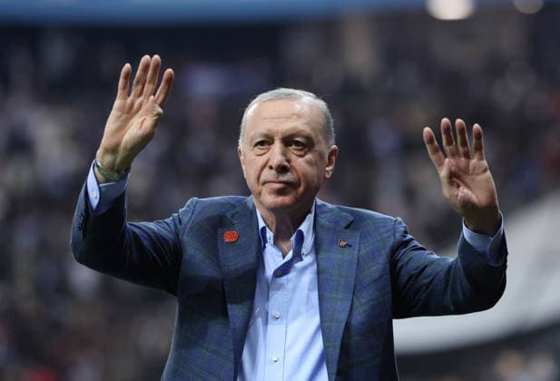 Turkish President and Leader of the Justice and Development (AK) Party Recep Tayyip Erdogan KOCAELI, TURKIYE - MAY 16: (----EDITORIAL USE ONLY - MANDATORY CREDIT - TURKISH PRESIDENCY MURAT KULA HANDOUT - NO MARKETING NO ADVERTISING CAMPAIGNS - DISTRIBUTED AS A SERVICE TO CLIENTS----) Turkish President and Leader of the Justice and Development (AK) Party Recep Tayyip Erdogan greets young supporters during A Youth Festival Event at TURKA Kocaeli Stadium in Kocaeli, Turkiye on May 16, 2026. Turkish Presidency Murat Kula Handout Anadolu Kocaeli Turkey. Editorial use only. Please get in touch for any other usage.  Copyright: x2026xAnadoluxTurkishxPresidencyx xMuratxKulax xHandoutx