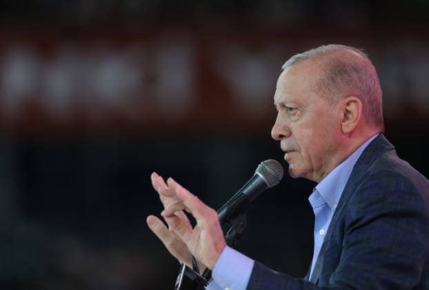 Turkish President and Leader of the Justice and Development (AK) Party Recep Tayyip Erdogan KOCAELI, TURKIYE - MAY 16: (----EDITORIAL USE ONLY - MANDATORY CREDIT - TURKISH PRESIDENCY MURAT KULA HANDOUT - NO MARKETING NO ADVERTISING CAMPAIGNS - DISTRIBUTED AS A SERVICE TO CLIENTS----) Turkish President and Leader of the Justice and Development (AK) Party Recep Tayyip Erdogan speaks during A Youth Festival Event at TURKA Kocaeli Stadium in Kocaeli, Turkiye on May 16, 2026. TUR Presidency Murat Kula Handout Anadolu Kocaeli Turkey. Editorial use only. Please get in touch for any other usage.  Copyright: x2026xAnadoluxTURxPresidency MuratxKulax xHandoutx
