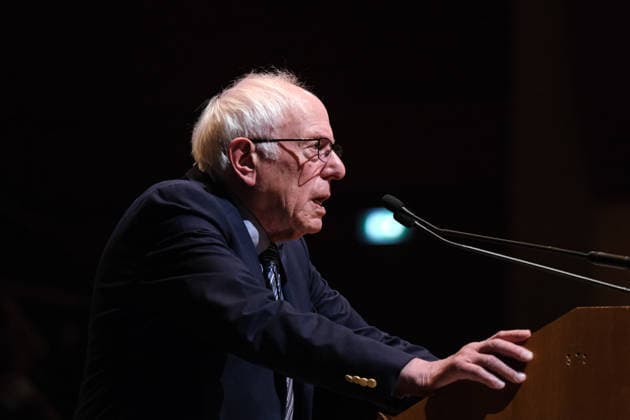 Meeting with Bernie Sanders at Salone Internazionale del Libro at Lingotto Fiere in Turin, Italy - 16 May 2026 The United States Senator for Vermont Bernie Sanders seen during a meeting at the Salone Internazionale del Libro at SalTo 26 at Lingotto Fiere. Turin Italy Copyright: xElenaxVizzocax xSOPAxImagesx EVIZZOCA-6434