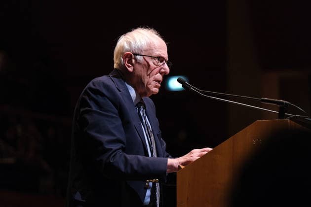 Meeting with Bernie Sanders at Salone Internazionale del Libro at Lingotto Fiere in Turin, Italy - 16 May 2026 The United States Senator for Vermont Bernie Sanders seen during a meeting at the Salone Internazionale del Libro at SalTo 26 at Lingotto Fiere. Turin Italy Copyright: xElenaxVizzocax xSOPAxImagesx EVIZZOCA-6468