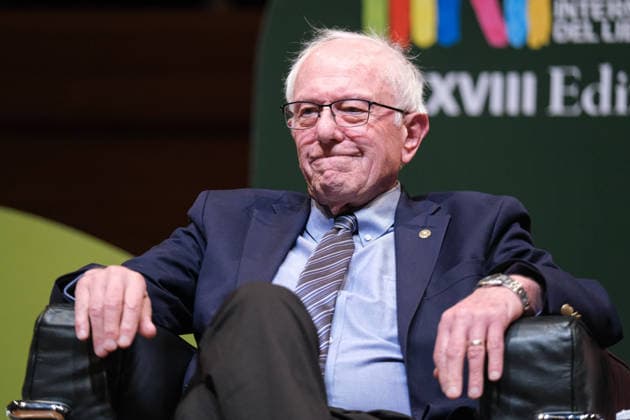 Meeting with Bernie Sanders at Salone Internazionale del Libro at Lingotto Fiere in Turin, Italy - 16 May 2026 The United States Senator for Vermont Bernie Sanders seen during a meeting at the Salone Internazionale del Libro at SalTo 26 at Lingotto Fiere. Turin Italy Copyright: xElenaxVizzocax xSOPAxImagesx EVIZZOCA-6517
