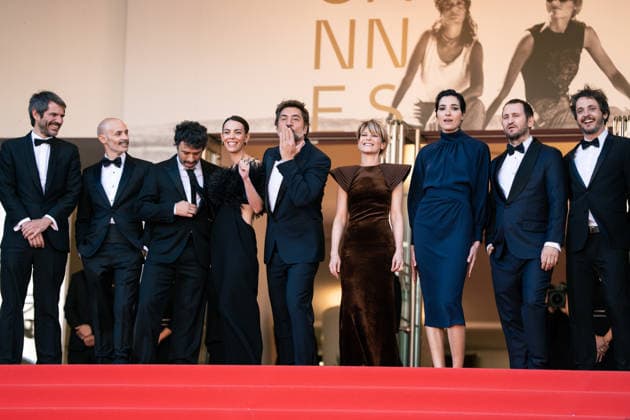 May 16, 2026, Cannes, France: J A guest, Rodrigo Sorogoyen, Marina Fois, Javier Bardem, Isabel Pena, Victoria Luengo, Raul Arevalo, Eduardo Villaneuva and Guillermo Farre attend the El Ser Querido (The Beloved) screening during the 79th annual Cannes Film Festival at Palais des Festivals on May 16, 2026 in Cannes, France. Cannes France - ZUMAs197 20260516_aaa_s197_405 Copyright: xLounisxTiarx