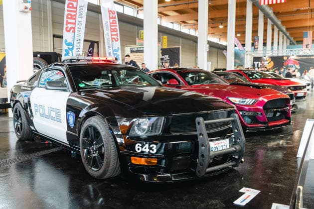 Theme pictures Tuning World Bodensee, Messe Friedrichshafen, 16 05 2026 Theme pictures Tuning World Bodensee, Messe Friedrichshafen, 16 05 2026 Ford Mustang Police Copyright: xEibner-Pressefoto DimitrixDrofitx EP_ddh