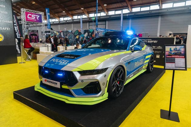 Theme pictures Tuning World Bodensee, Messe Friedrichshafen, 16 05 2026 Theme pictures Tuning World Bodensee, Messe Friedrichshafen, 16 05 2026 Ford Mustang Police Copyright: xEibner-Pressefoto DimitrixDrofitx EP_ddh