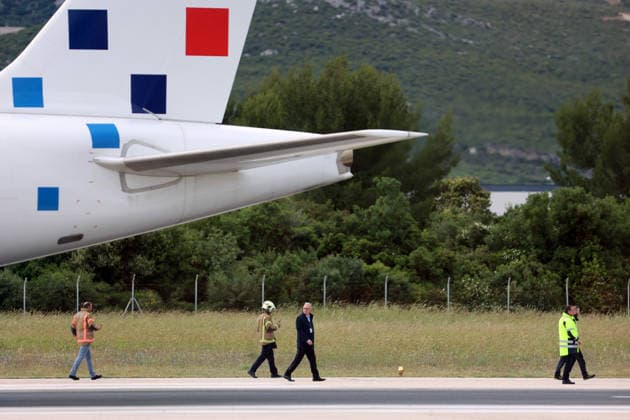 Croatia Airlines A220 suffers runway excursion during aborted take-off at Split An Airbus A220-300 operated by Croatia Airlines veered off the runway and onto a grassy area during an aborted takeoff at Airport in Split, Croatia on May 16, 2026. The aircraft sustained damage after striking a marker board and runway edge lights. All passengers and crew members were safely evacuated, and no injuries were reported.  IvanaxIvanovic PIXSELL