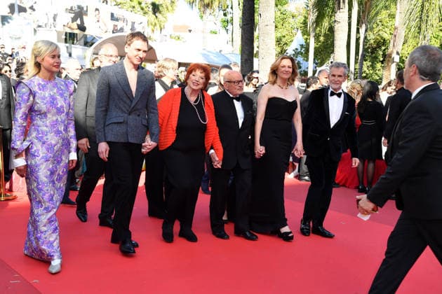 Maria Matschke Engel, Regina Ziegler, Hooman Afshari, Ulrich Matthes, Martina Gedeck, Jenny Erpenbeck, Volker Schloendorff, Susanne Wolff and Lars Eidinger at The Beloved premiere in Cannes on 16 05 2026