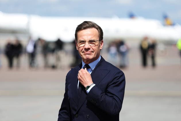 GÖTEBORG, SWEDEN 20260517 Prime Minister Ulf Kristersson M awaits Indian Prime Minister Narendra Modi at Landvetter The leaders will have bilateral meetings and participate in discussions with European business leaders on innovation and trade, in Gothenburg, Sweden, Sunday, May 17, 2026 GÖTEBORG SWEDEN x9200x  Copyright: xAdamxIhse TTx MODI I GÖTEBORG 4bQQHuNN5uU