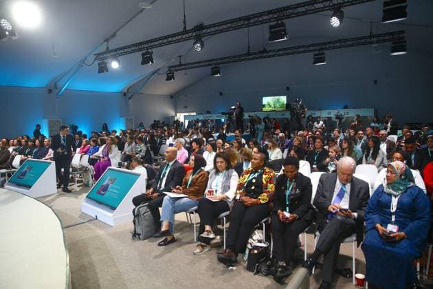 13th World Urban Forum in Baku BAKU, AZERBAIJAN - MAY 17: Participants attend a panel session during the 13th World Urban Forum, organized by the United Nations Human Settlements Programme, in Baku, Azerbaijan, on May 17, 2026. Resul Rehimov Anadolu Baku Azerbaijan. Editorial use only. Please get in touch for any other usage.  Copyright: x2026xAnadoluxResulxRehimovx