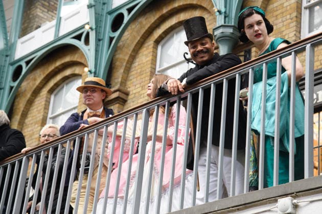 Grand Flaneur Walk 2026 at Covent Garden, London, UK - 17 May, 2026 People dressed in vintage clothing take part in the Grand Flaneur Walk 2026 event in Covent Garden, London, England, UK on Sunday 17 May, 2026., Credit:Justin Ng Avalon UK, England, London, Covent Garden  Copyright: xJustinxNgx xAvalonx 1099800917