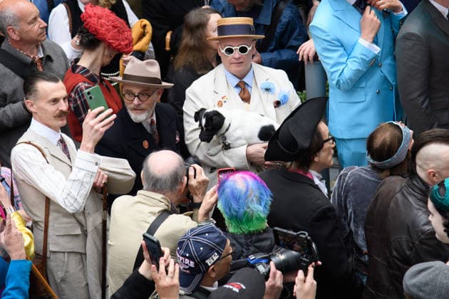 Grand Flaneur Walk 2026 at Covent Garden, London, UK - 17 May, 2026 People dressed in vintage clothing take part in the Grand Flaneur Walk 2026 event in Covent Garden, London, England, UK on Sunday 17 May, 2026., Credit:Justin Ng Avalon UK, England, London, Covent Garden  Copyright: xJustinxNgx xAvalonx 1099801003