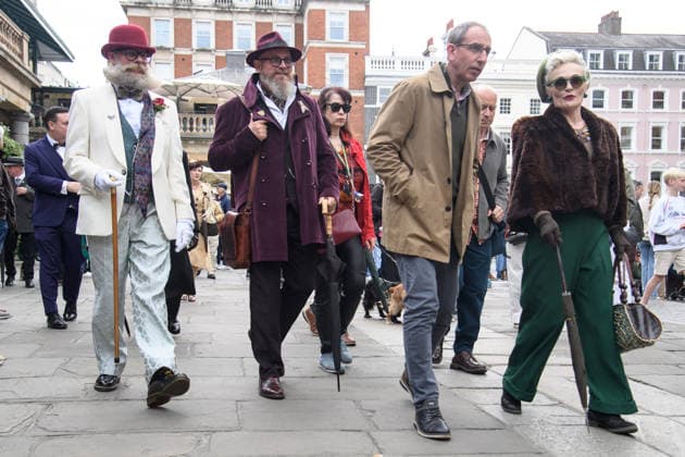 Grand Flaneur Walk 2026 at Covent Garden, London, UK - 17 May, 2026 People dressed in vintage clothing take part in the Grand Flaneur Walk 2026 event in Covent Garden, London, England, UK on Sunday 17 May, 2026., Credit:Justin Ng Avalon UK, England, London, Covent Garden  Copyright: xJustinxNgx xAvalonx 1099801106
