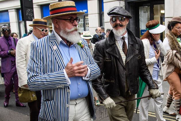 Grand Flaneur Walk 2026 at Covent Garden, London, UK - 17 May, 2026 People dressed in vintage clothing take part in the Grand Flaneur Walk 2026 event in Covent Garden, London, England, UK on Sunday 17 May, 2026., Credit:Justin Ng Avalon UK, England, London, Covent Garden  Copyright: xJustinxNgx xAvalonx 1099801162