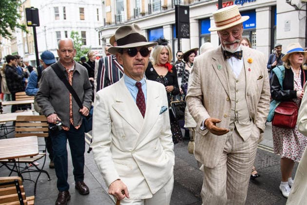 Grand Flaneur Walk 2026 at Covent Garden, London, UK - 17 May, 2026 People dressed in vintage clothing take part in the Grand Flaneur Walk 2026 event in Covent Garden, London, England, UK on Sunday 17 May, 2026., Credit:Justin Ng Avalon UK, England, London, Covent Garden  Copyright: xJustinxNgx xAvalonx 1099801170