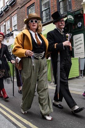 Grand Flaneur Walk 2026 at Covent Garden, London, UK - 17 May, 2026 People dressed in vintage clothing take part in the Grand Flaneur Walk 2026 event in Covent Garden, London, England, UK on Sunday 17 May, 2026., Credit:Justin Ng Avalon UK, England, London, Covent Garden  Copyright: xJustinxNgx xAvalonx 1099801176