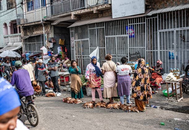 (260518) -- GOMA, May 18, 2026 () -- Local vendors sell food and household goods in Goma, the Democratic Republic of the Congo (DRC), on May 17, 2026. TO GO WITH Update: DR Congo Ebola outbreak spreads to rebel-held city, Rwanda closing down border (Str ) DR CONGO-GOMA-EBOLA OUTBREAK-BORDER CLOSING Xinhua 
