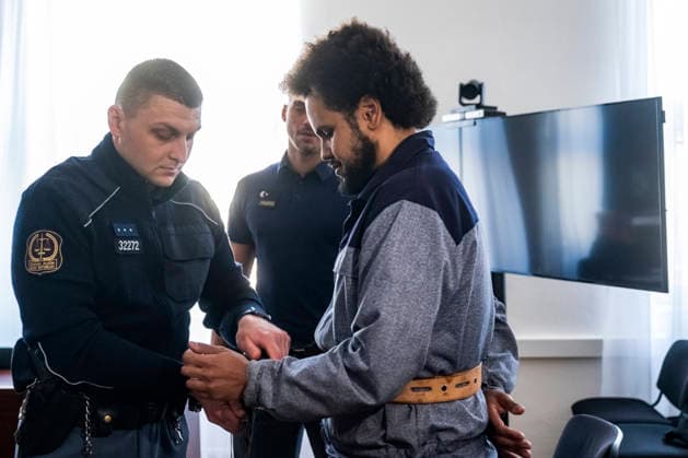 District Court for Prague 3 hears another case of former Czech MP Dominik Feri (right), in Prague, Czech Republic, on May 18, 2025. Feri is charged with another rape, as he had consensual sex with 17-year girl woman but removed condom without her consent (CTKxPhoto VitxSimanek) CTKPhotoP2026051802192  CTKPhotoP2026051802192