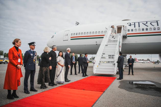 Indian Prime Minister Narendra Modi visits Norway Gardermoen 20260518 Prime Minister Jonas Gahr Store receives Indian Prime Minister Narendra Modi at the GA terminal at Gardermoen Photo Stian Lysberg Solum NTB POOL Gardermoen Norway twJMiiZXN0g EDITORIAL USE ONLY Ref BNC POLtwJMiiZXN0g jpg  Copyright: xStianxLysbergxSolumx xNTBx