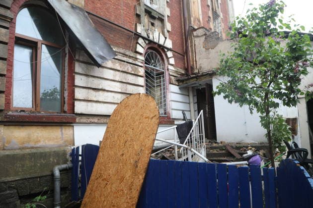 Ukraine says Russia attacked Odessa with strike drones ODESSA, UKRAINE - MAY 18: A view of the destruction after the Russian drone attack on a residential area in Odessa, Ukraine on May 18, 2026. Artur Shvits Anadolu Odessa Ukraine. Editorial use only. Please get in touch for any other usage.  Copyright: x2026xAnadoluxArturxShvitsx