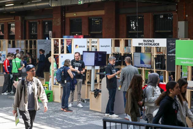 Re publica digital trade fair under the motto Never Gonna Give You Up opens at The Station on 18 05 26 in Berlin Re publica 2026 opening in Berlin