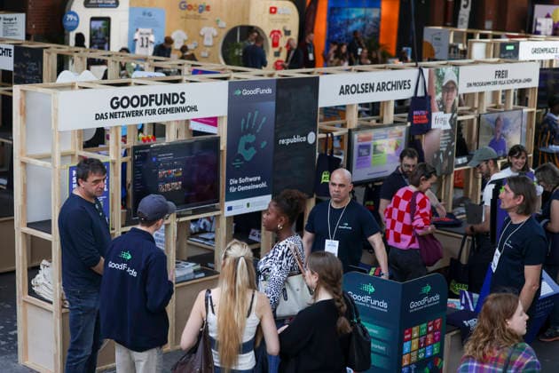 Re publica digital trade fair under the motto Never Gonna Give You Up opens at The Station on 18 05 26 in Berlin Re publica 2026 opening in Berlin