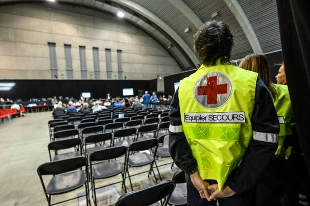 Paolo and Antonino Falzone Trial 18 05 2026 MONS, BELGIUM - MAY 18 : Red Cross teams pictured on May 18, 2026 in Mons, Belgium, 18 05 2026 Mons Belgium  Copyright: xPhilipxReynaersx