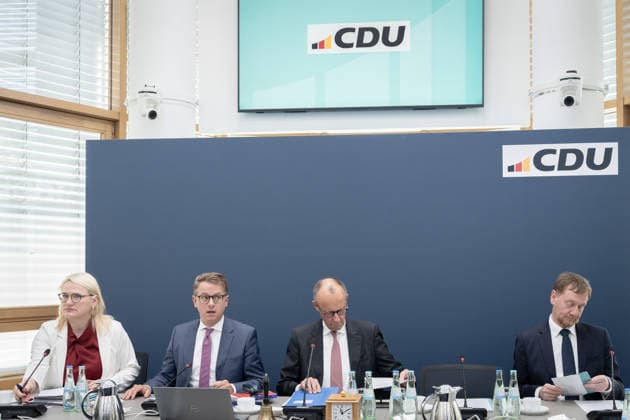 Berlin, Konrad Adenauer Haus, CDU Berlin, CDU, Carsten Linnemann, Friedrich Merz, Christina Stumpp, Michael Kretschmer Berlin Berlin GER