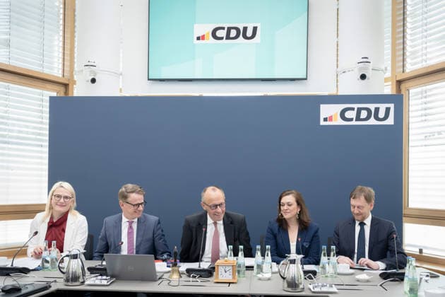 Berlin, Konrad Adenauer Haus, CDU Berlin, CDU, Carsten Linnemann, Friedrich Merz, Christina Stumpp, Michael Kretschmer, Franziska Hoppermann Berlin Berlin GER