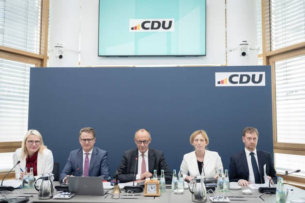 Berlin, Konrad Adenauer Haus, CDU Berlin, CDU, Carsten Linnemann, Friedrich Merz, Christina Stumpp, Michael Kretschmer, Karin Prien Berlin Berlin GER