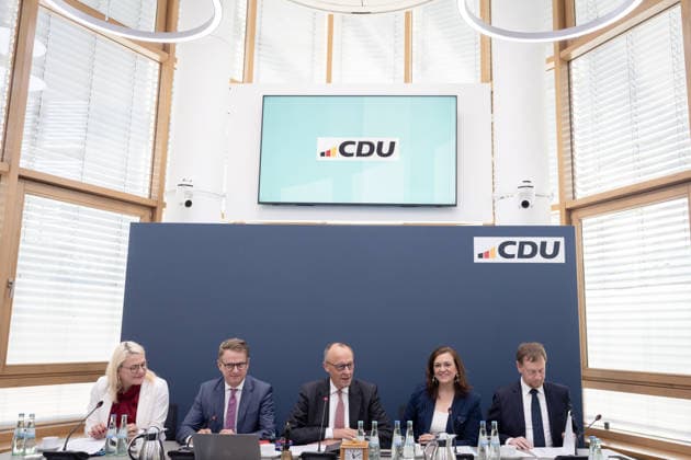 Berlin, Konrad Adenauer Haus, CDU Berlin, CDU, Carsten Linnemann, Friedrich Merz, Christina Stumpp, Michael Kretschmer, Franziska Hoppermann Berlin Berlin GER