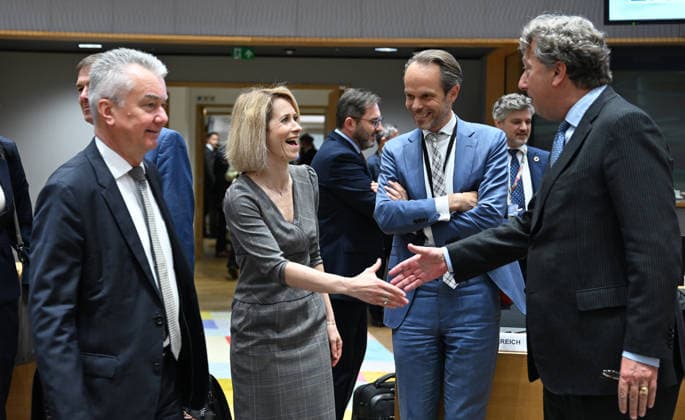 European Union (EU) Foreign Affairs Council (Development) meeting in Brussels BRUSSELS, BELGIUM - MAY 18: EU High Representative for Foreign Affairs and Security Policy Kaja Kallas attends the European Union (EU) Foreign Affairs Council (Development) meeting in Brussels, Belgium on May 18, 2026. Dursun Aydemir Anadolu Brussels Belgium. Editorial use only. Please get in touch for any other usage.  Copyright: x2026xAnadoluxDursunxAydemirx