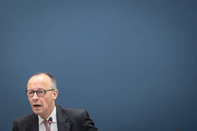 Federal Chancellor Friedrich Merz Opening pictures before the Federal Executive Committee meeting of the CDU in the Konrad Adenauer Haus, Berlin Berlin Germany Konrad Adenauer Haus