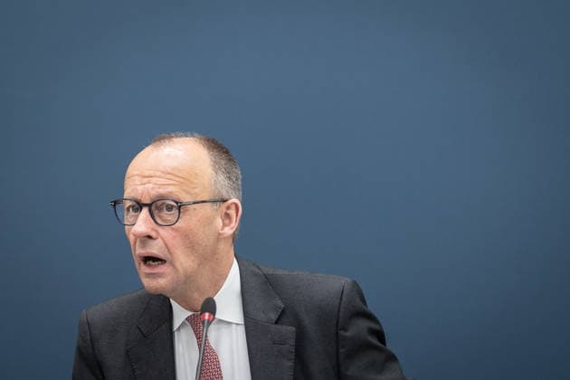 Federal Chancellor Friedrich Merz Opening pictures before the Federal Executive Committee meeting of the CDU in the Konrad Adenauer Haus, Berlin Berlin Germany Konrad Adenauer Haus
