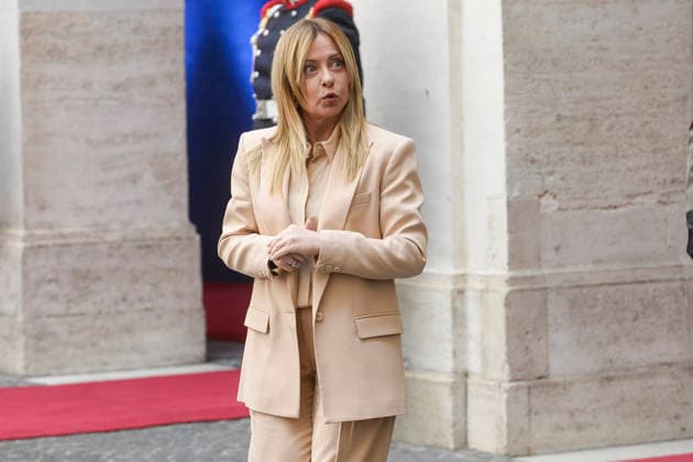 Italy, Rome, 18 May, 2026: Chigi Palace, italian Prime Minister Giorgia Meloni receives Karol Tadeusz Nawrocki, President of Poland Italy, Rome, 18 May, 2026: Chigi Palace, italian Prime Minister Giorgia Meloni receives Karol Tadeusz Nawrocki, President of Poland. In the photo Giorgia Meloni, Credit:Stefano Carofei Agenzia Sintesi Avalon Italy, Rome  Copyright: xStefanoxCarofeix xAgenziaxSintesix xAvalonx 1100036929
