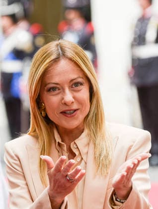 Italy, Rome, 18 May, 2026: Chigi Palace, italian Prime Minister Giorgia Meloni receives Karol Tadeusz Nawrocki, President of Poland Italy, Rome, 18 May, 2026: Chigi Palace, italian Prime Minister Giorgia Meloni receives Karol Tadeusz Nawrocki, President of Poland. In the photo Giorgia Meloni, Credit:Stefano Carofei Agenzia Sintesi Avalon Italy, Rome  Copyright: xStefanoxCarofeix xAgenziaxSintesix xAvalonx 1100036961