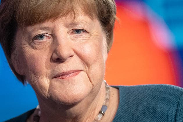 Former German Chancellor Angela Merkel at the WDR Europaforum as part of the re publica 2026 digital conference re publica 2026 in Berlin, Berlin Berlin Germany Event location STATION