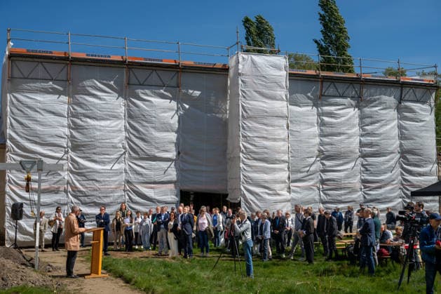 Art Culture Architecture History 18 05 2026 Potsdam State Capital Brandenburg Prussian Palaces and Gardens Foundation Berlin Brandenburg Topping-out ceremony Roman baths in Potsdams Sanssouci Park to be extensively renovated Director General of the SPSG, Prof Dr Christoph Martin Vogtherr Potsdam GER