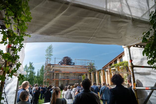 Art Culture Architecture History 18 05 2026 Potsdam State Capital Brandenburg Prussian Palaces and Gardens Foundation Berlin Brandenburg Topping-out ceremony Roman baths in Potsdams Sanssouci Park to be extensively renovated Potsdam GER