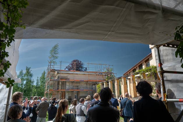 Art Culture Architecture History 18 05 2026 Potsdam State Capital Brandenburg Prussian Palaces and Gardens Foundation Berlin Brandenburg Topping-out ceremony Roman baths in Potsdams Sanssouci Park to be extensively renovated Potsdam GER