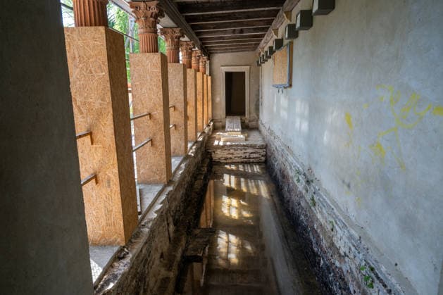 Art Culture Architecture History 18 05 2026 Potsdam State Capital Brandenburg Prussian Palaces and Gardens Foundation Berlin Brandenburg Topping-out ceremony Roman baths in Potsdams Sanssouci Park to be extensively renovated Potsdam GER