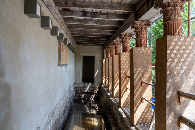 Art Culture Architecture History 18 05 2026 Potsdam State Capital Brandenburg Prussian Palaces and Gardens Foundation Berlin Brandenburg Topping-out ceremony Roman baths in Potsdams Sanssouci Park to be extensively renovated Potsdam GER