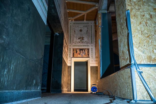 Art Culture Architecture History 18 05 2026 Potsdam State Capital Brandenburg Prussian Palaces and Gardens Foundation Berlin Brandenburg Topping-out ceremony Roman baths in Potsdams Sanssouci Park to be extensively renovated Potsdam GER