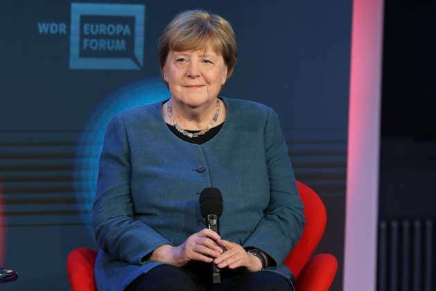 Angela Merkel, former German Chancellor at the WDR Europaforum at the Re publica digital trade fair under the motto Never Gonna Give You Up opens at The Station on 18 05 26 in Berlin Angela Merkel speaks at the Re publica 2026 in Berlin