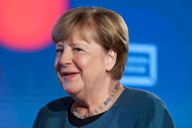 Angela Merkel, former German Chancellor at the WDR Europaforum at the Re publica digital trade fair under the motto Never Gonna Give You Up opens at The Station on 18 05 26 in Berlin Angela Merkel speaks at the Re publica 2026 in Berlin