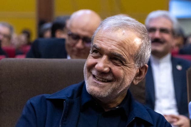 President Masoud Pezeshkian speaks at a gathering of public relations officials in Tehran, Iran - 18 May 2026 Iranian President Masoud Pezeshkian is seen during a gathering of public relations officials in Tehran. Tehran Iran Copyright: xFoadxAshtarix xSOPAxImagesx FASHTARI-8089