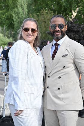 RHS Chelsea Flower Show, London, UK, 18 May 2026. London, UK, 18 May 2026. JB Gill with his wife Chloe at the RHS Chelsea Flower Show, Royal Hospital Chelsea, London, UK., Credit:Lee Floyd Lee Floyd - B3214 Avalon UK, London, Royal Hospital Chelsea  Copyright: xLeexFloydx xLeexFloydx-xB3214x xAvalonx 1100045157