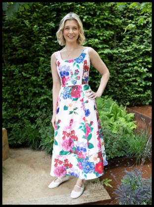 . 18 05 2026. London, United Kingdom. TV presenter Rachel Riley at the opening day of the Chelsea Flower Show in London.  xStephenxLockx xi-Imagesx IIM-26779-0077