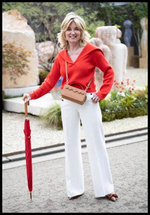 . 18 05 2026. London, United Kingdom. TV presenter Anthea Turner at the opening day of the Chelsea Flower Show in London.  xStephenxLockx xi-Imagesx IIM-26779-0078