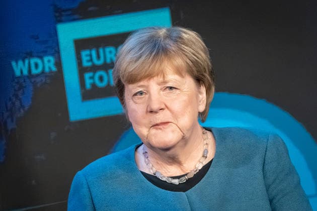 Former German Chancellor Angela Merkel at the WDR Europaforum as part of the re publica 2026 digital conference re publica 2026 in Berlin, Berlin Berlin Germany Event location STATION