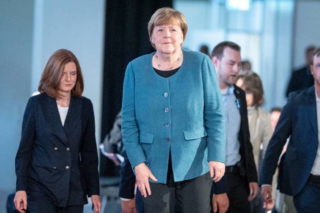 Former German Chancellor Angela Merkel at the WDR Europaforum as part of the re publica 2026 digital conference re publica 2026 in Berlin, Berlin Berlin Germany Event location STATION